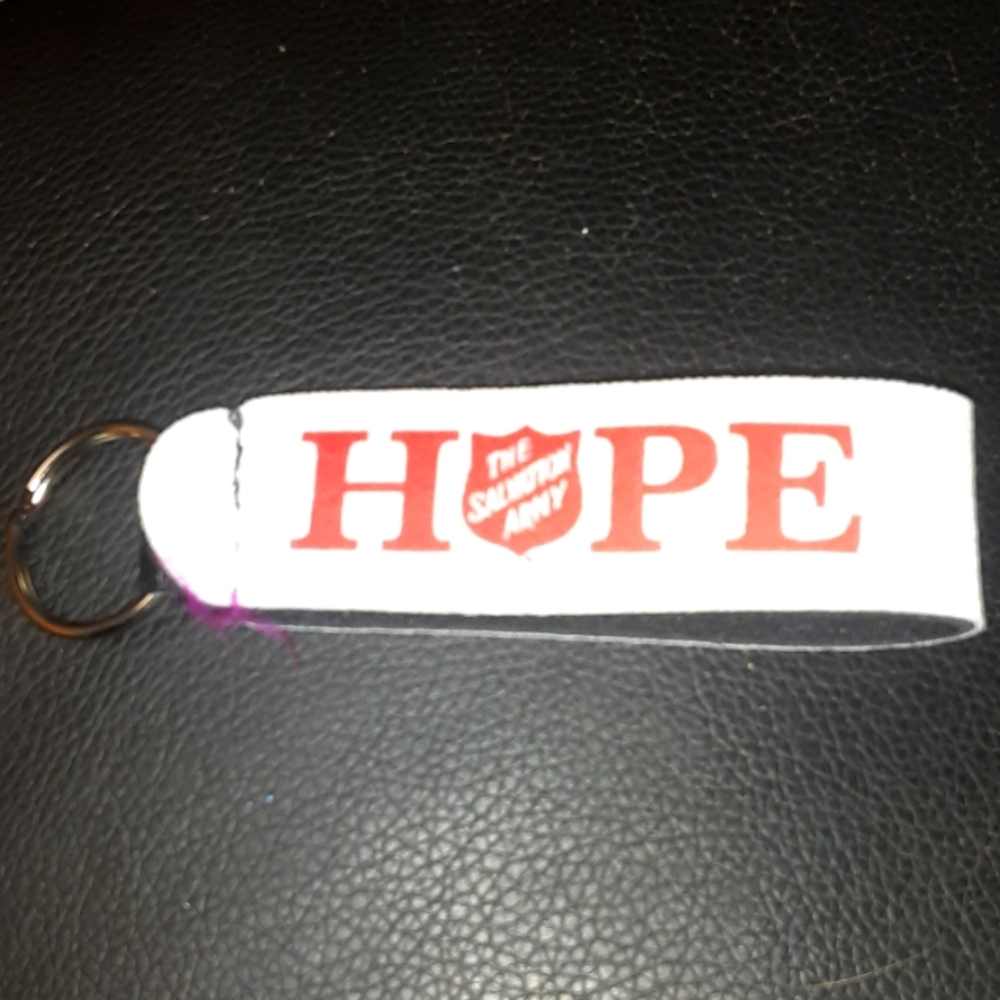 THE SALVATION ARMY HOPE KEYCHAIN CHARM NRMINT CONDITION